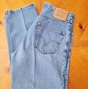 High waisted Levi's